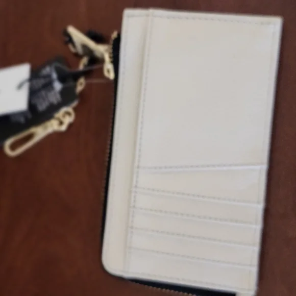 Aimee Kestenberg White Wallet with Gold Accents - Picture 5 of 8